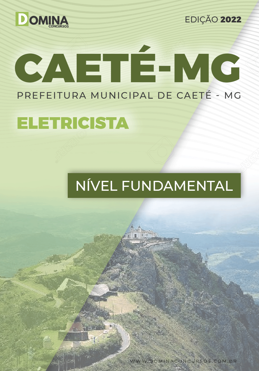 Apostila Digital Concurso Pref Caeté MG 2022 Eletricista