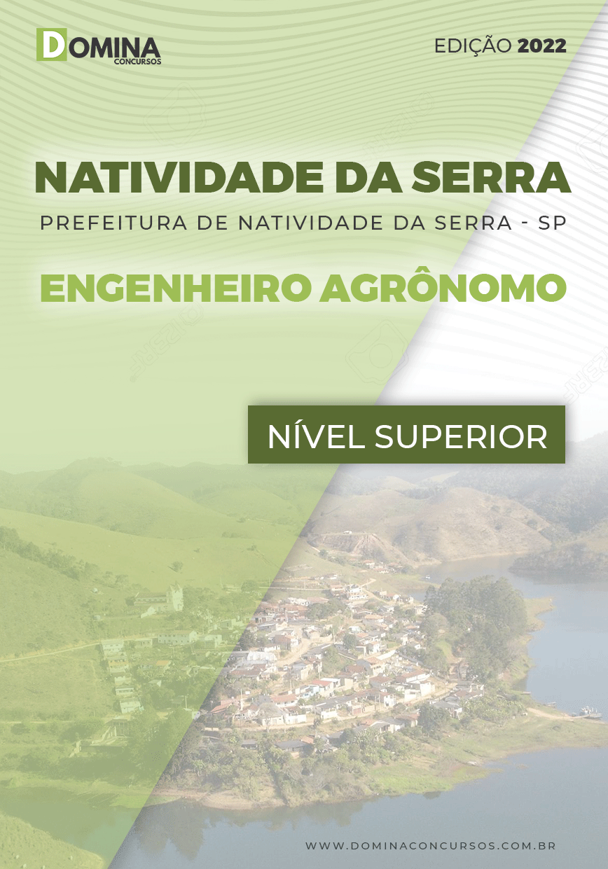 Apostila Pref Natividade Serra SP 2022 Engenheiro Agronômo