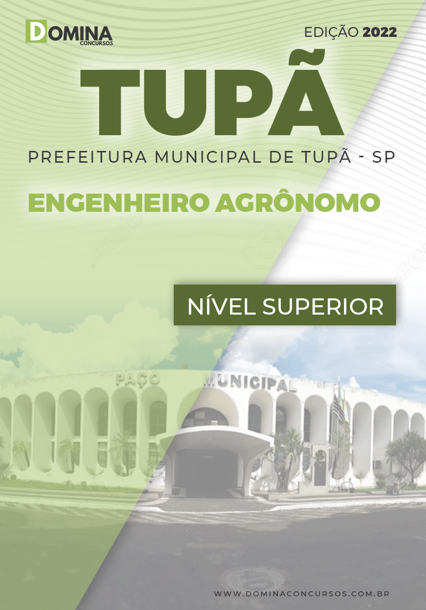 Apostila Digital Pref Tupã SP 2022 Engenheiro Agrônomo