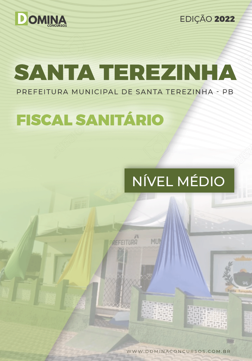 Apostila Pref Santa Terezinha PB 2022 Fiscal Sanitário