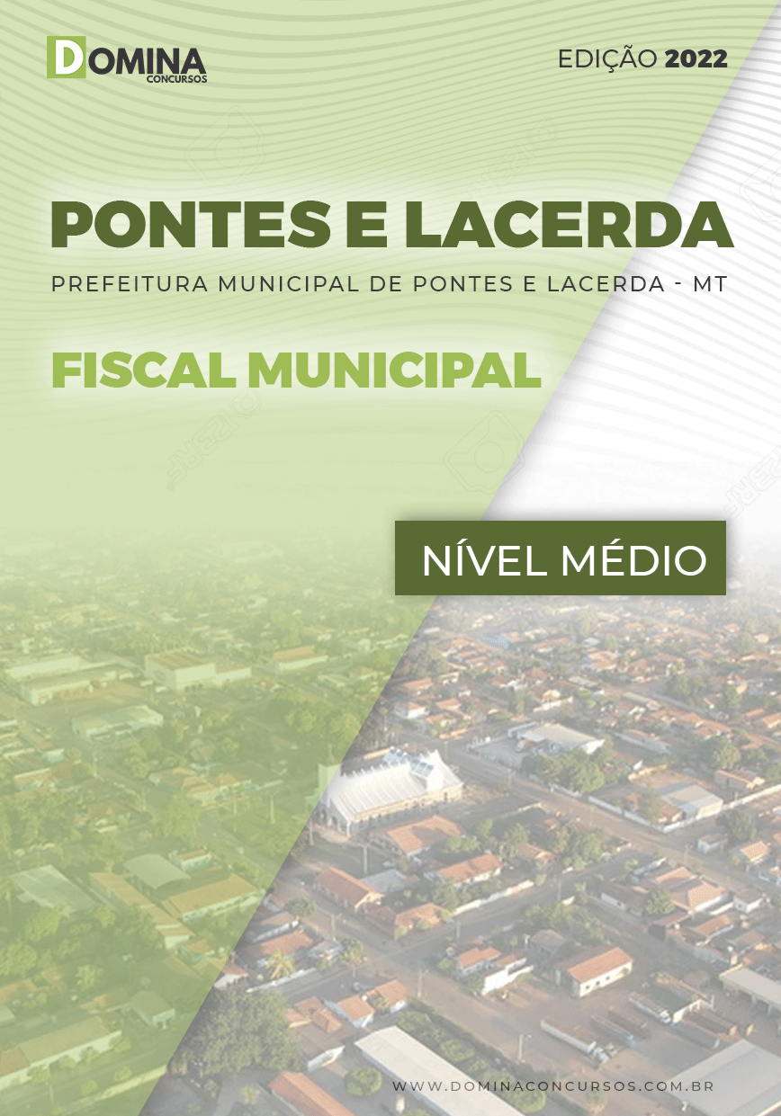 Apostila Pref Pontes Lacerda MT 2022 Fiscal Municipal