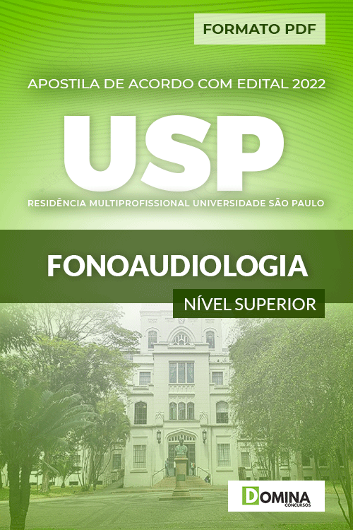 Apostila Digital Processo Seletivo USP 2022 Fonoaudiologia