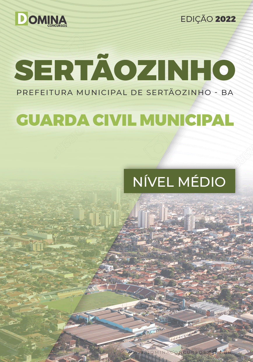 Apostila Pref Sertãozinho SP 2022 Guarda Civil Municipal