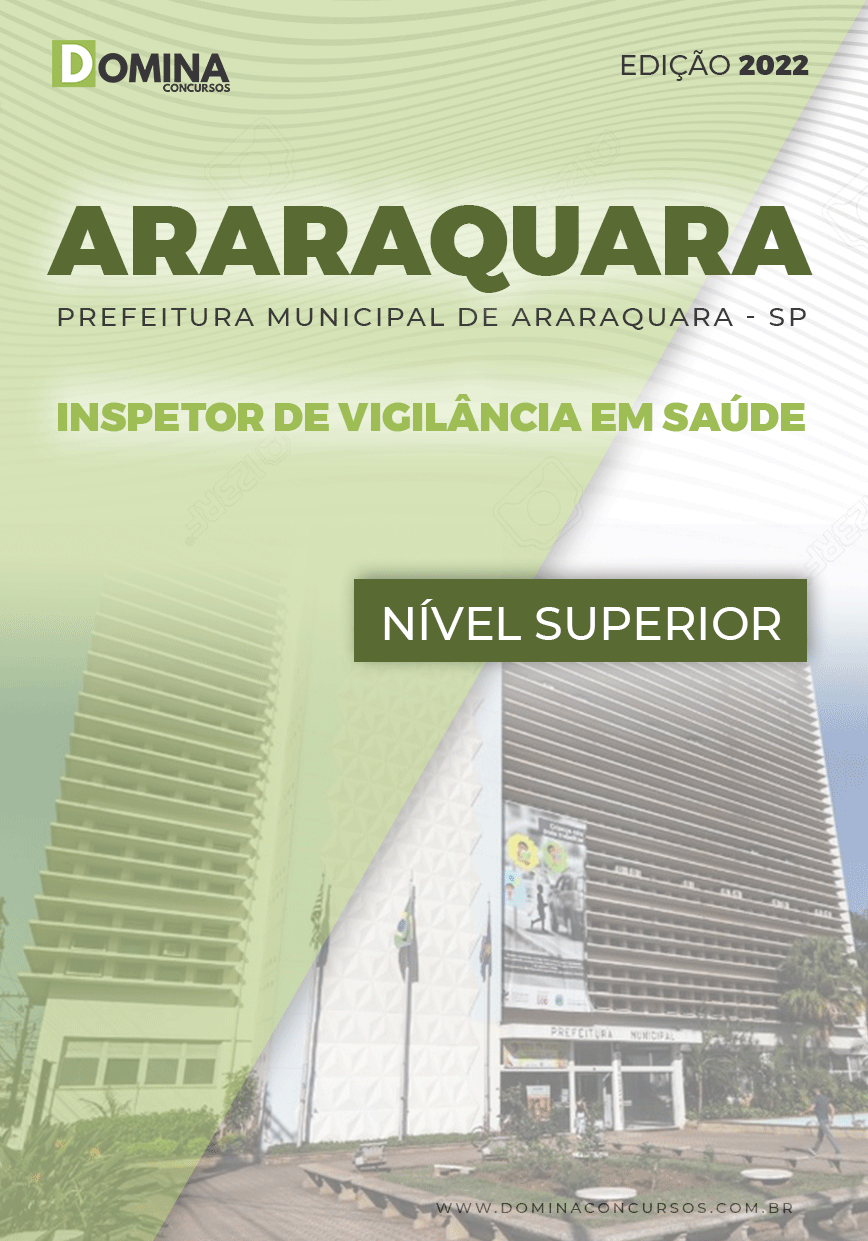 Apostila Pref Araraquara SP 2022 Inspetor Vigilância Saúde