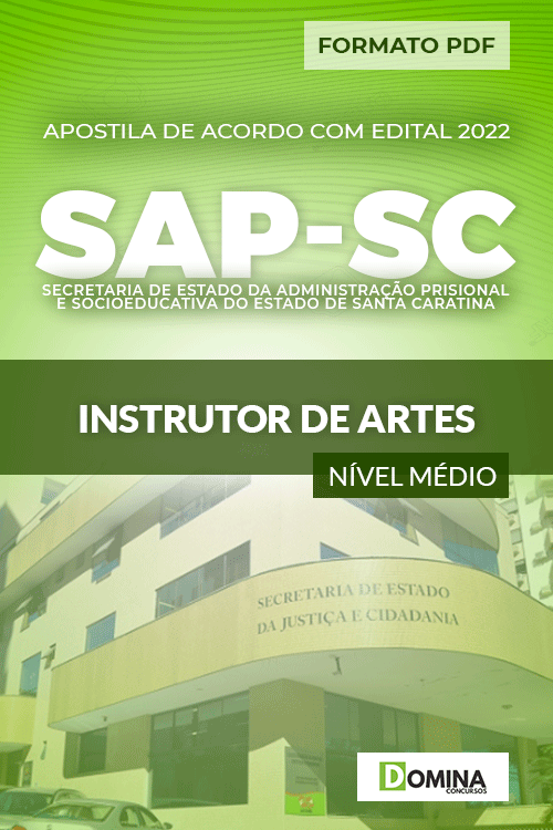 Apostila Digital Concurso SAP SC 2022 Instrutor Artes