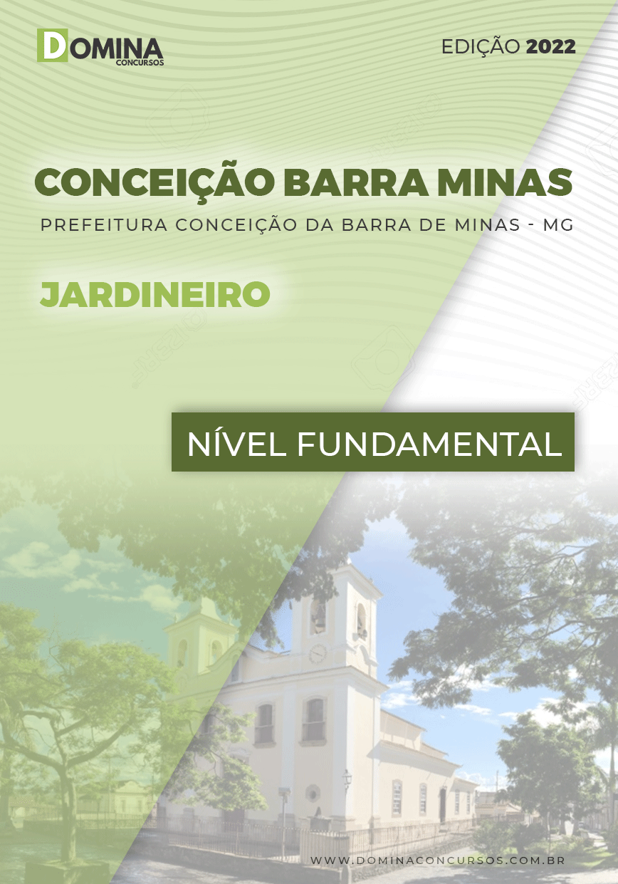 Apostila Pref Conceição Barras Minas MG 2022 Jardineiro