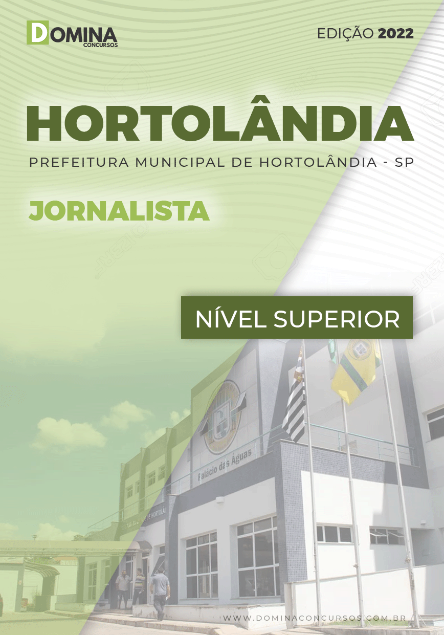 Apostila Concurso Pref Hortolândia SP 2022 Jornalista
