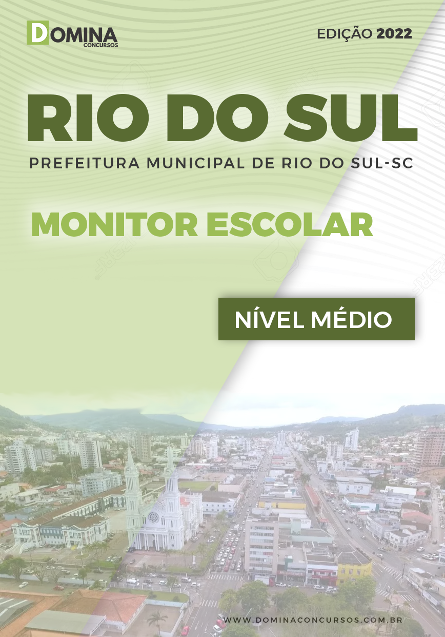 Apostila Digital Pref Rio do Sul SC 2022 Monitor Escolar