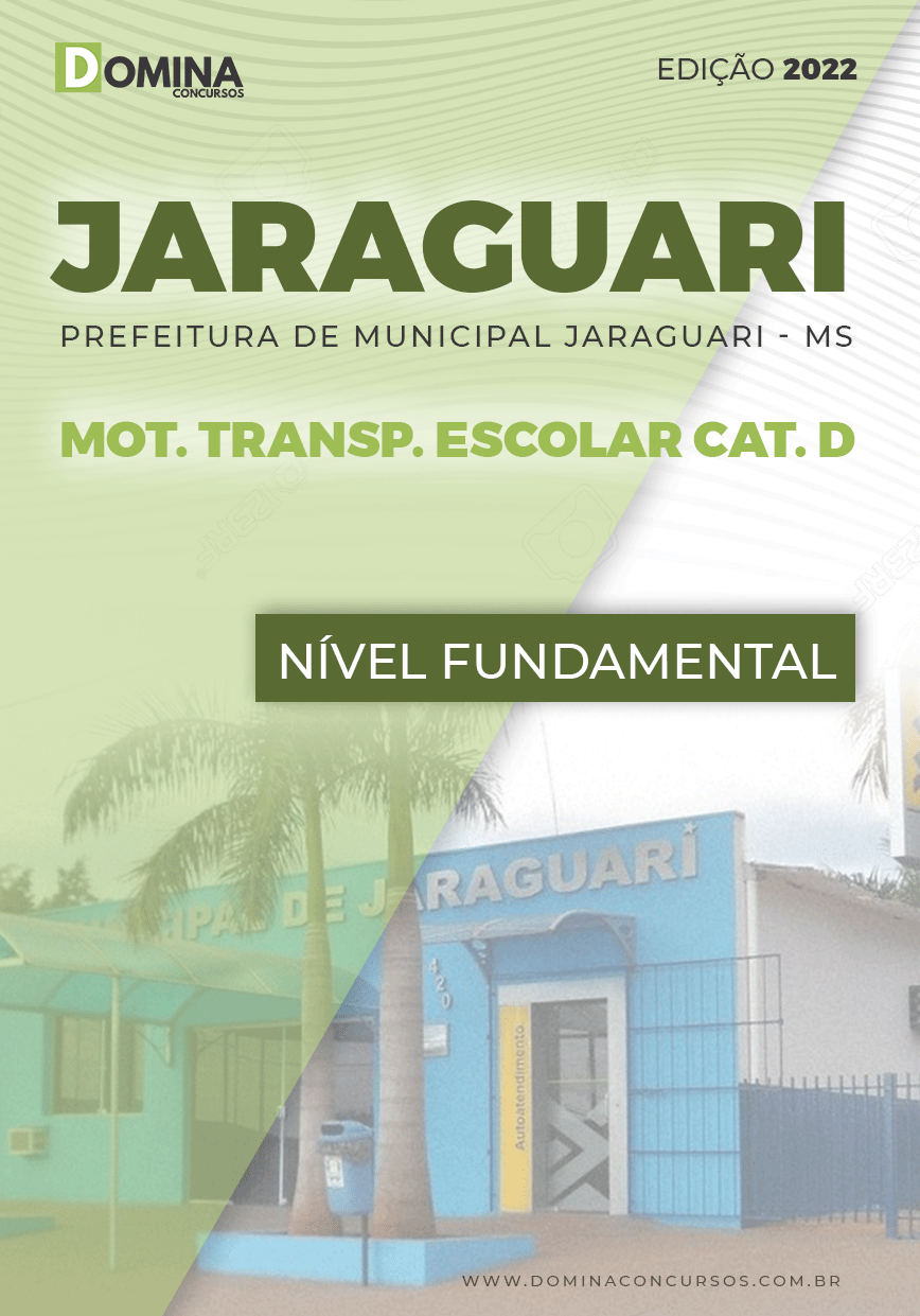 Apostila Pref Jaraguari MS 2022 Motorista Escolar CAT D