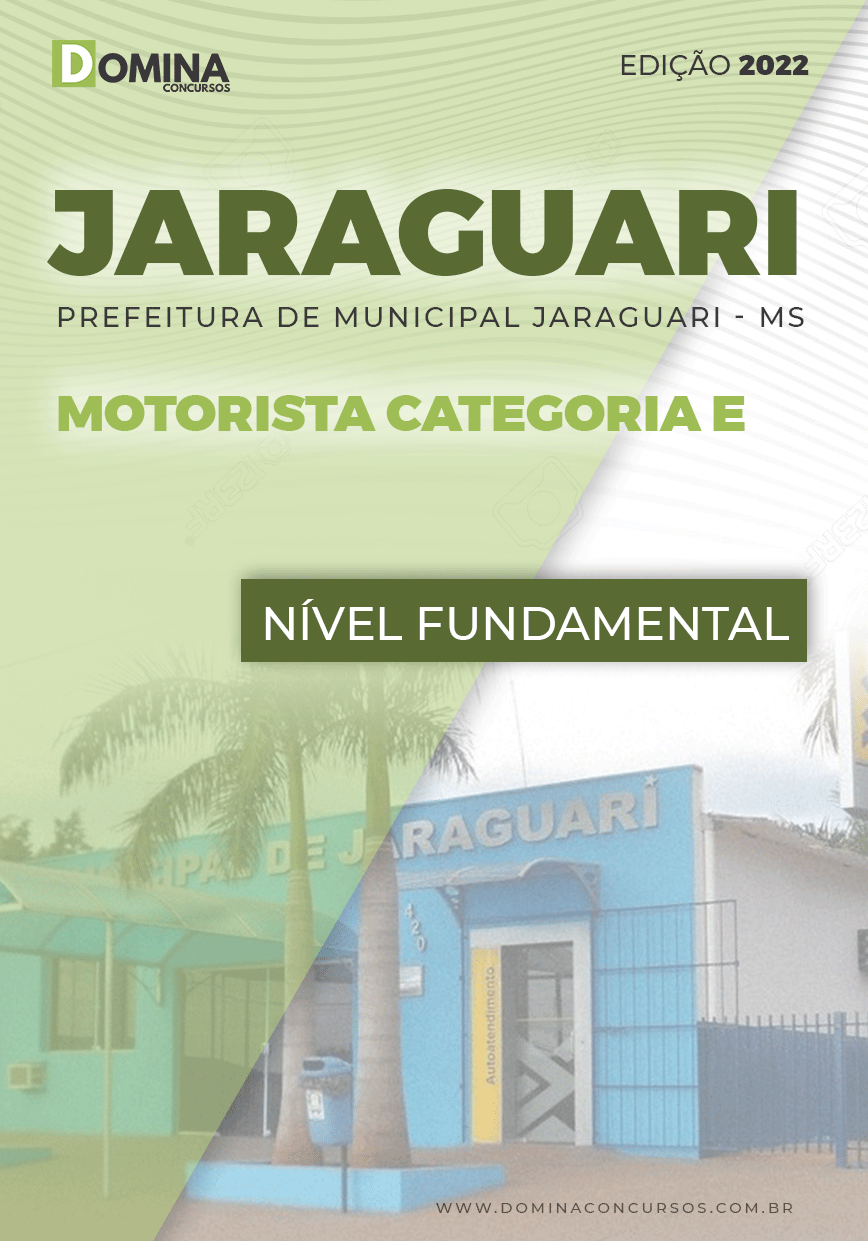 Apostila Concurso Pref Jaraguari MS 2022 Motorista CAT E
