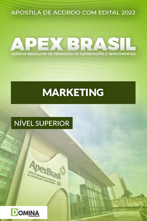 Apostila Digital Concurso ApexBrasil 2022 Marketing