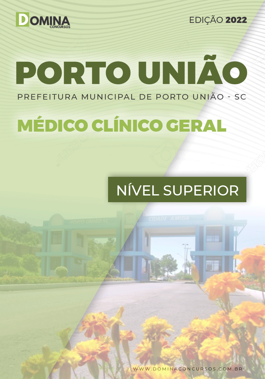 Apostila Pref Porto União SC 2022 Médico Clínico Geral