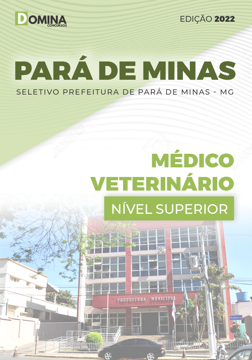 Apostila Pref Pará de Minas MG 2022 Médico Veterinário