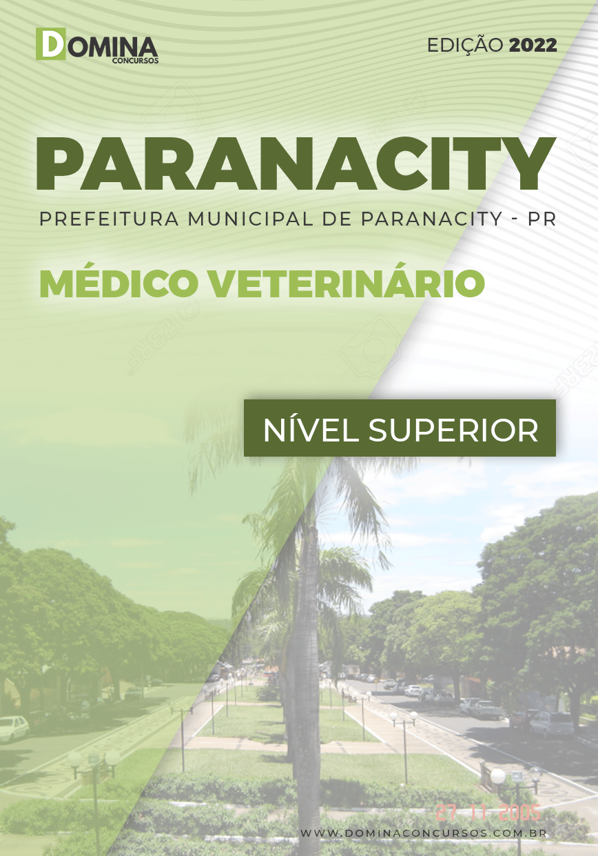 Apostila Pref Paranacity PR 2022 Médico Veterinário