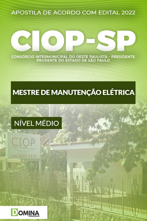 Apostila Digital CIOP SP 2022 Mestre de Manutenção Elétrica