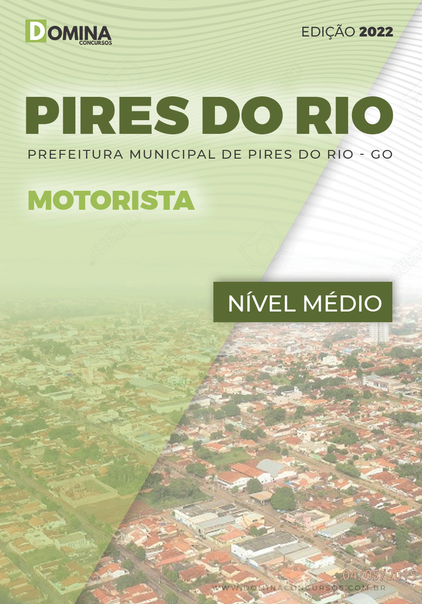 Apostila Digital Câmara Pires Do Rio GO 2022 Motorista