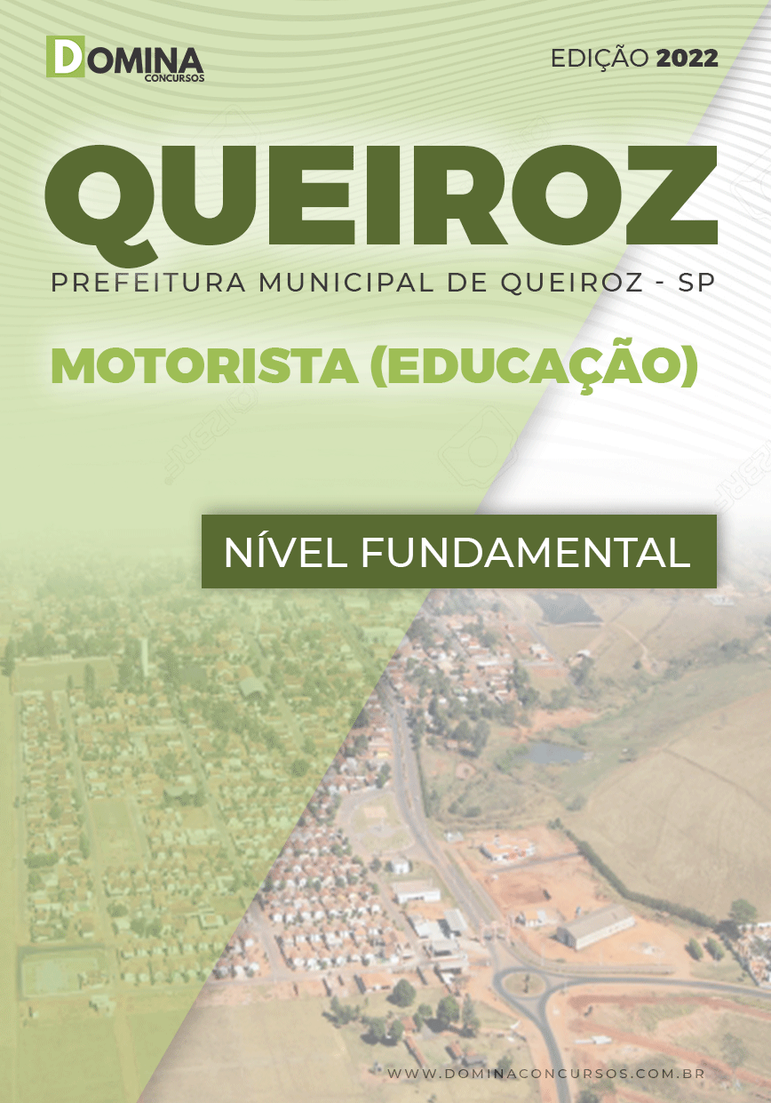 Apostila Digital Pref Queiroz SP 2022 Motorista Educação