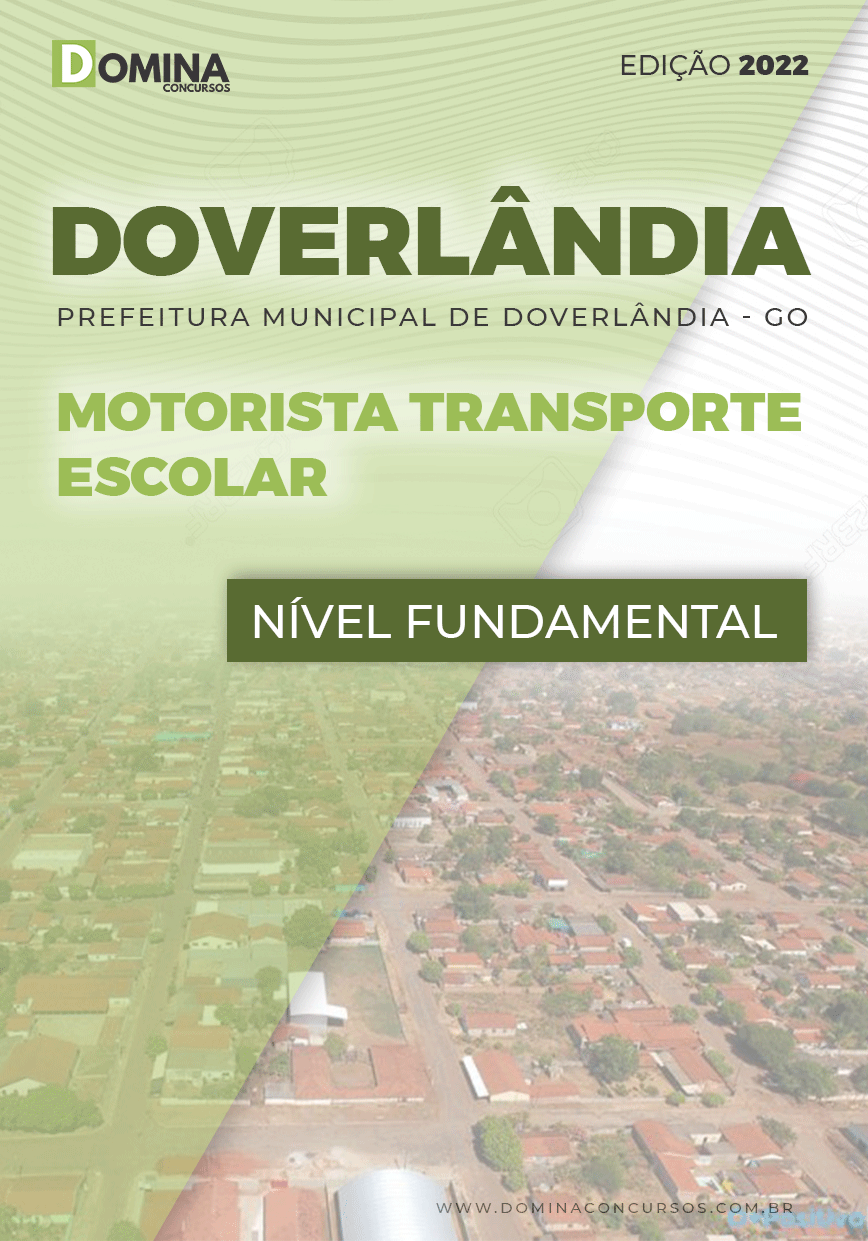 Apostila Pref Doverlândia GO 2022 Motorista Transporte Escolar