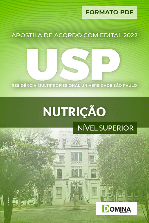 Apostila Digital Processo Seletivo USP 2022 Nutrição