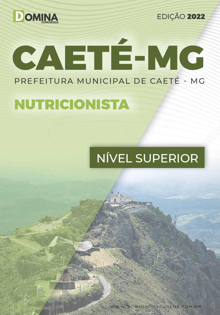 Apostila Concurso Pref Caeté MG 2022 Nutricionista
