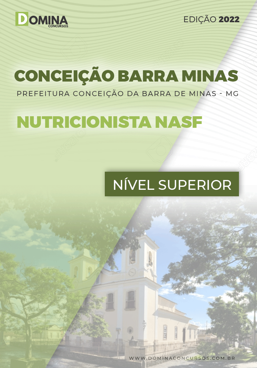 Apostila Pref Conceição Barras Minas MG 2022 Nutricionista NASF