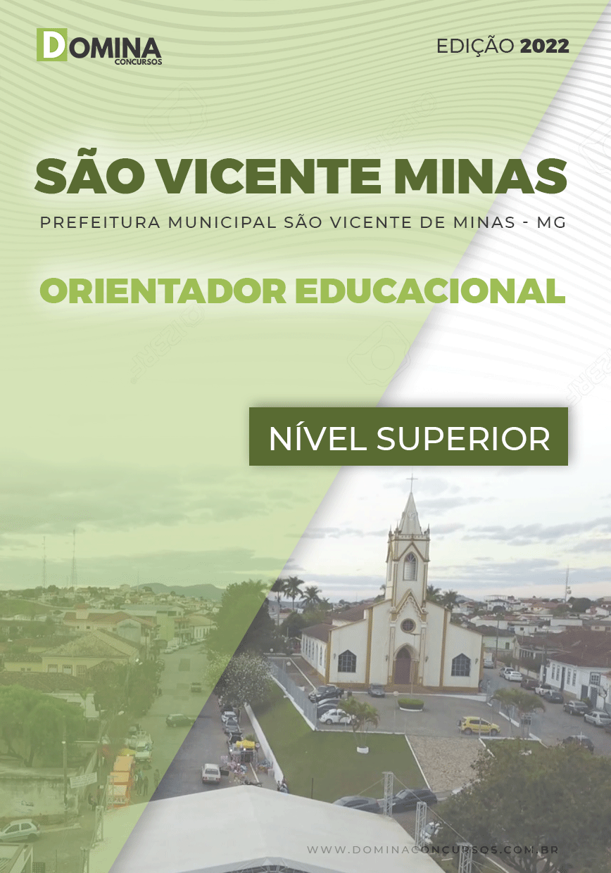 Apostila Pref São Vicente Minas MG 2022 Orient. Educacional