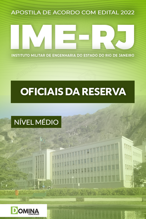 Apostila Digital Concurso IME RJ 2022 Oficiais Reserva