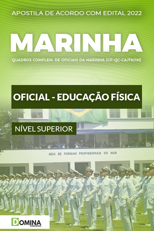 Apostila Concurso Marinha 2022 Oficial Educação Física