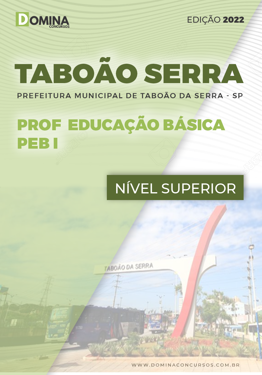 Apostila Pref Taboão Serra SP 2022 Prof. Educação Básica I