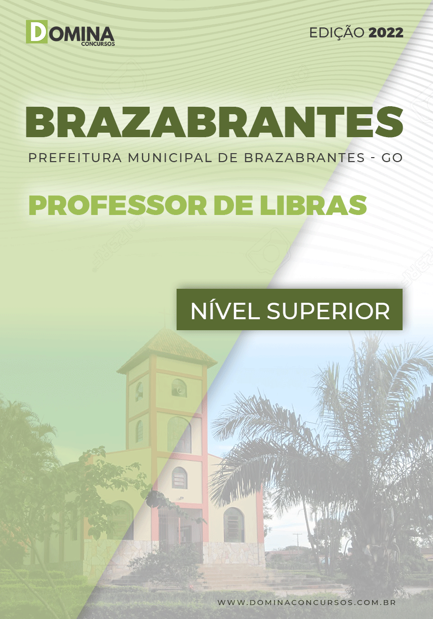 Apostila Digital Pref Brazabrantes GO 2022 Professor Libras