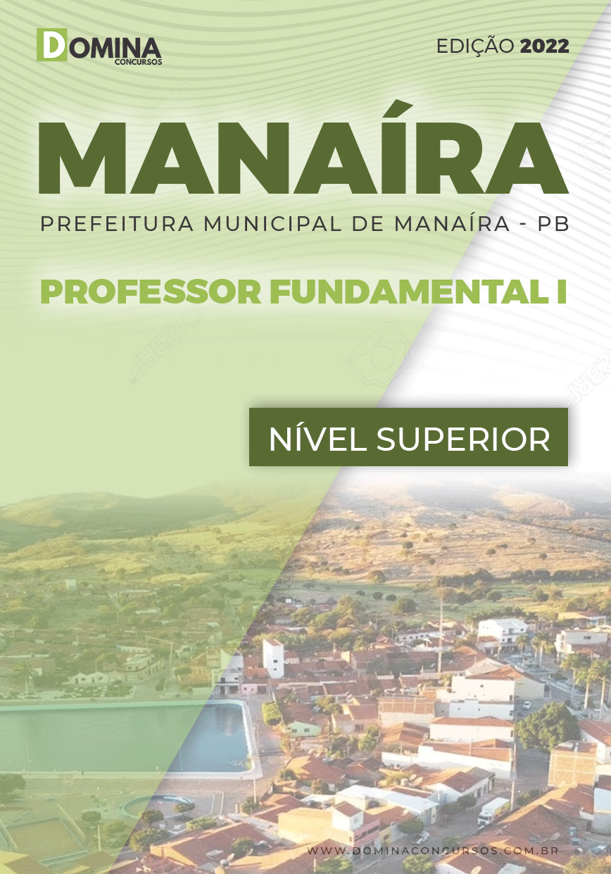 Apostila Pref Manaíra PB 2022 Professor Fundamental I