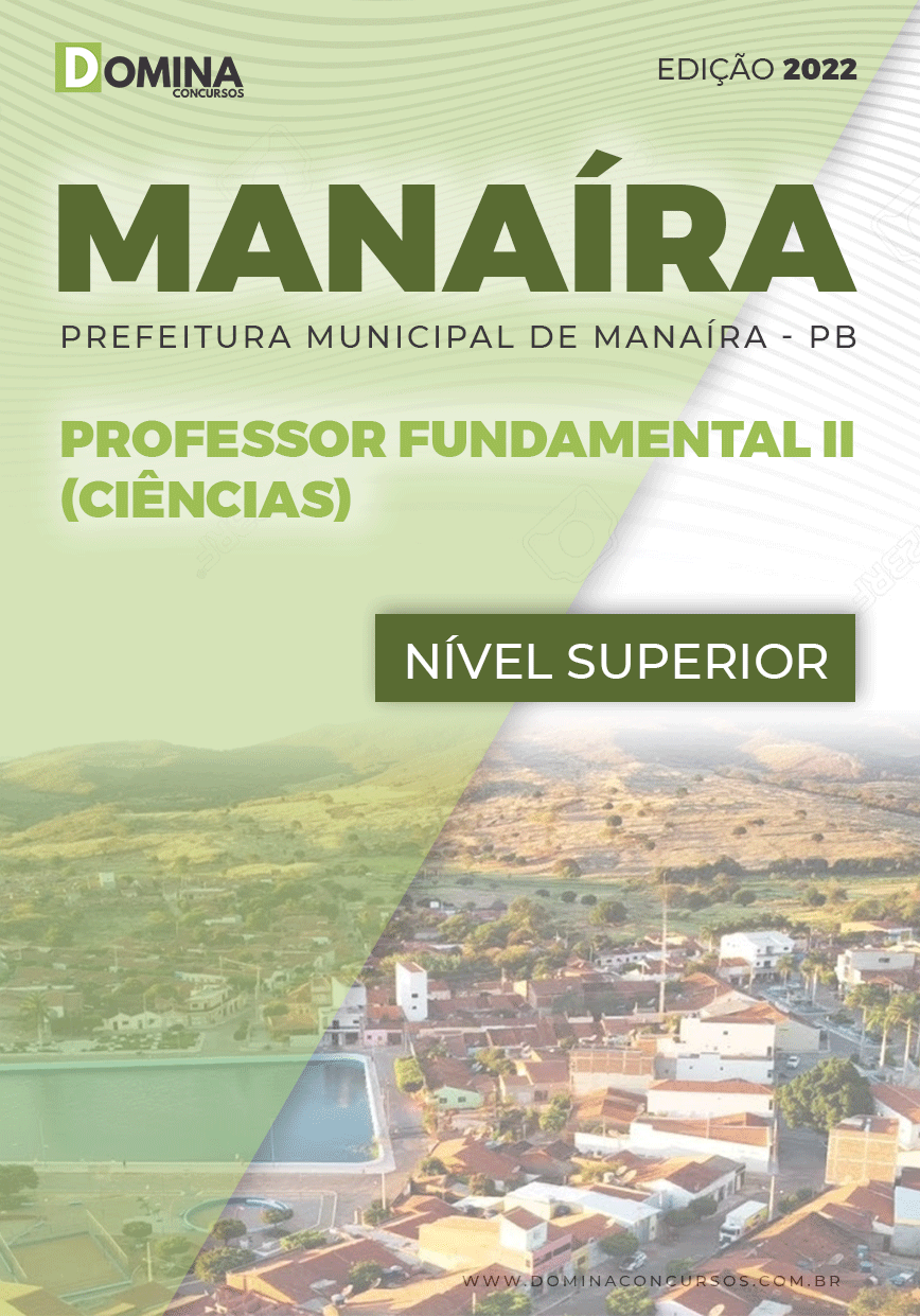 Apostila Pref Manaíra PB 2022 Prof. Fundamental II Ciências