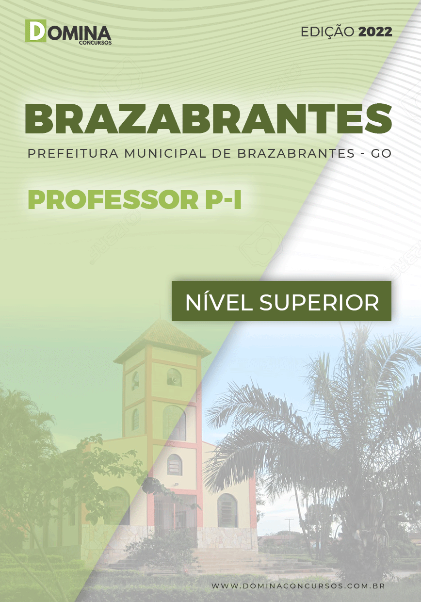 Apostila Digital Pref Brazabrantes GO 2022 Professor P-I