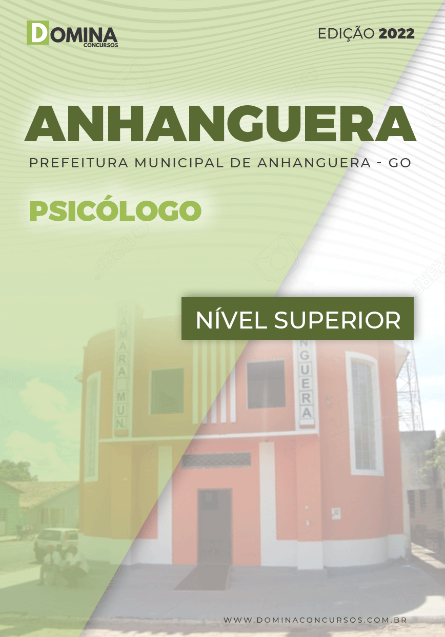 Apostila Concurso Pref Anhanguera GO 2022 Psicólogo