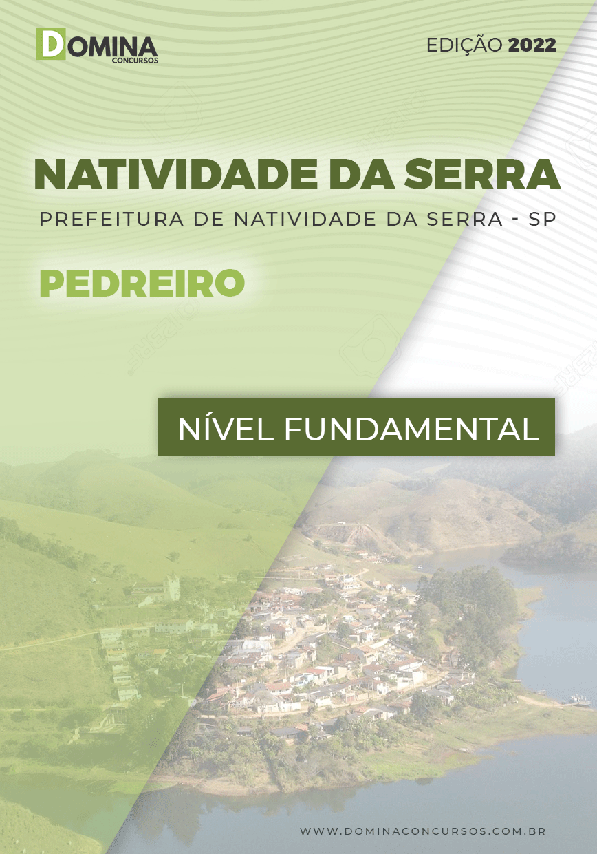 Apostila Digital Pref Natividade Serra SP 2022 Pedreiro