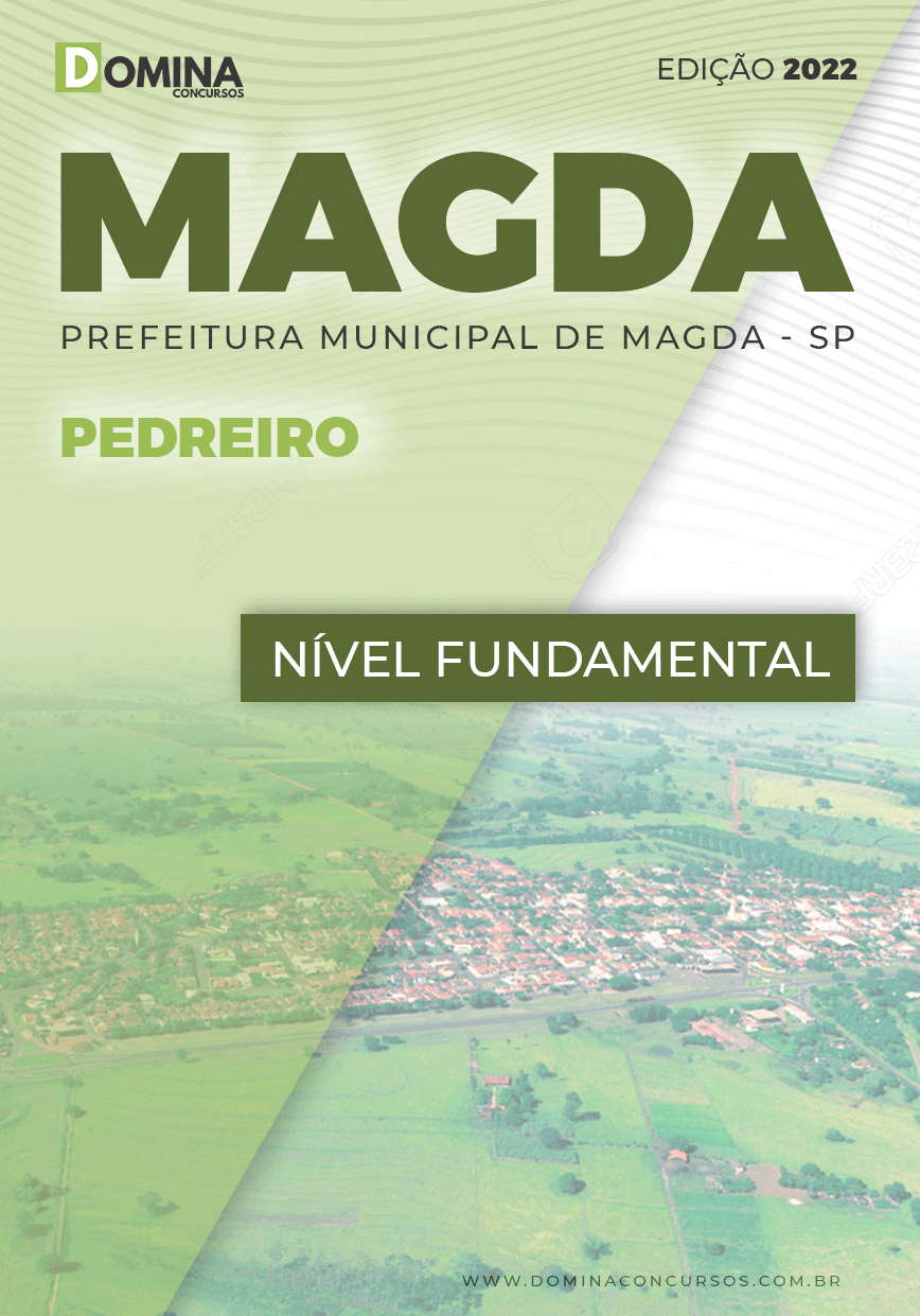 Apostila Digital Concurso Pref Magda SP 2022 Pedreiro