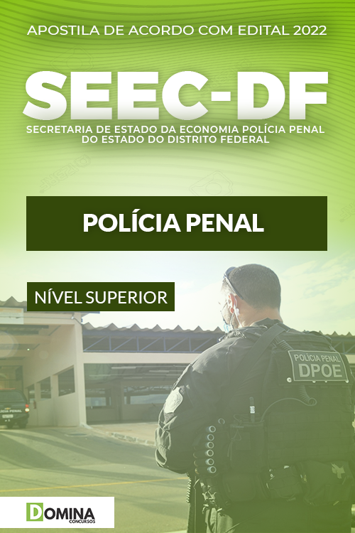 Apostila Digital Concurso SEEC DF 2022 Polícia Penal