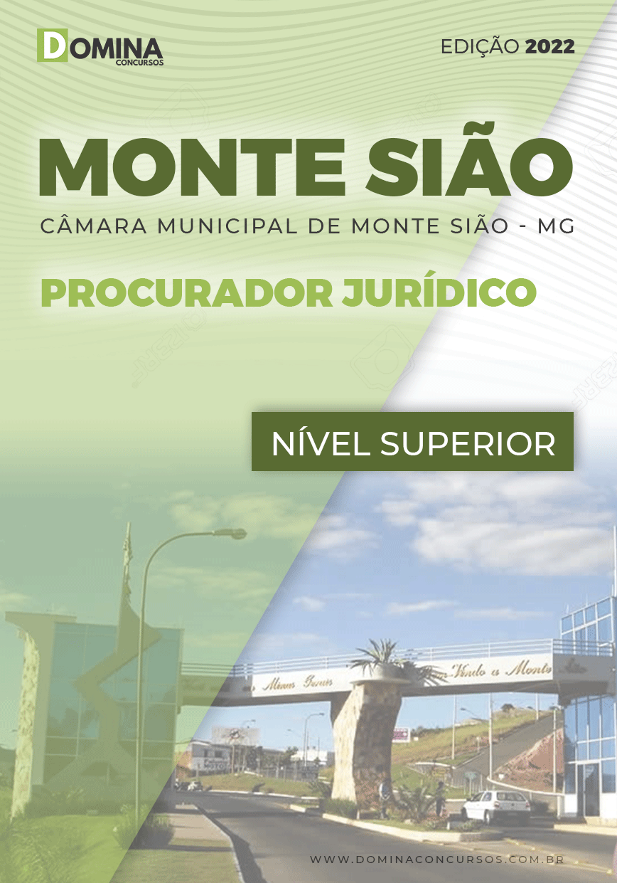 Apostila Câmara Monte Sião MG 2022 Procurador Jurídico