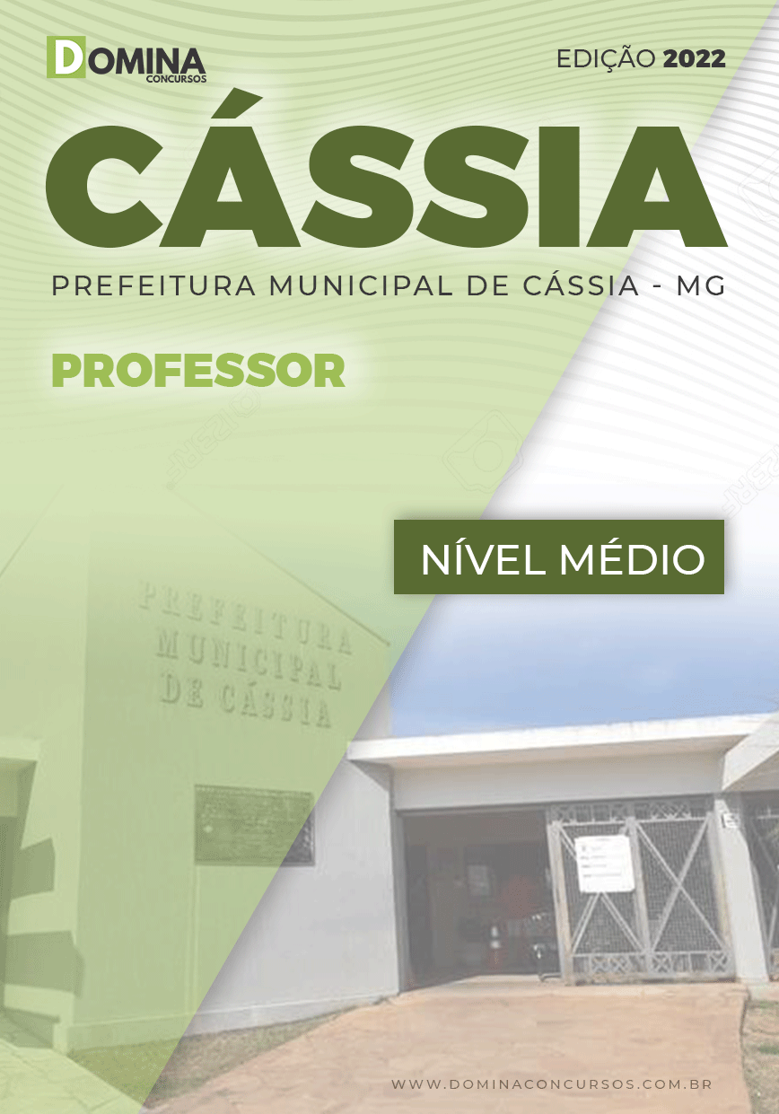 Apostila Concurso Pref Cássia MG 2022 Professor