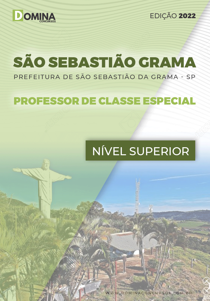 Apostila Pref São Sebastião Grama SP 2022 Prof. Classe Especial
