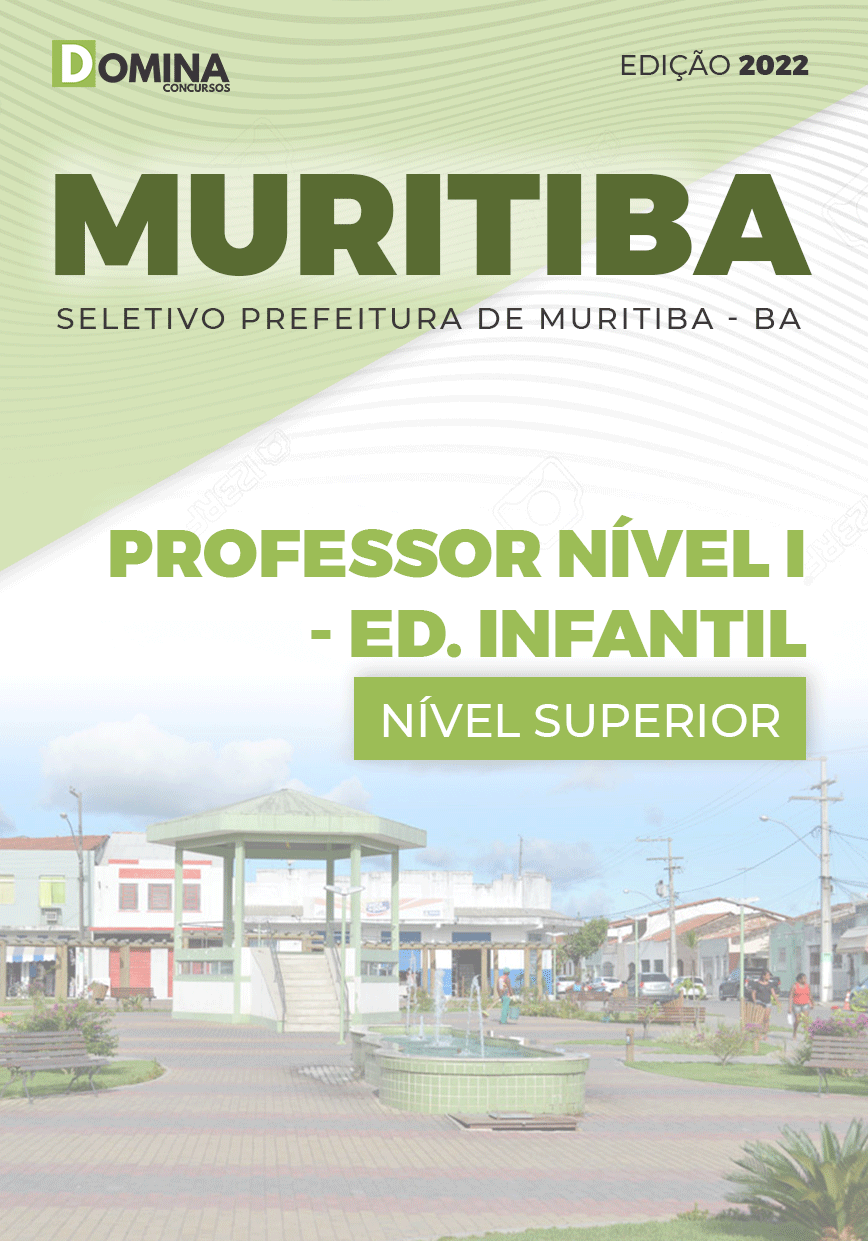 Apostila Pref Muritiba BA 2022 Professor Nível I Ed Infantil