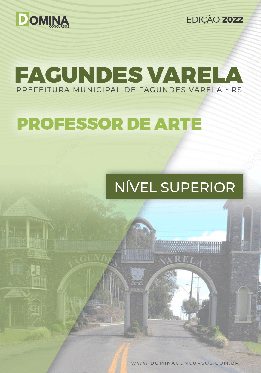Apostila Pref Fagundes Varela RS 2022 Professor Artes
