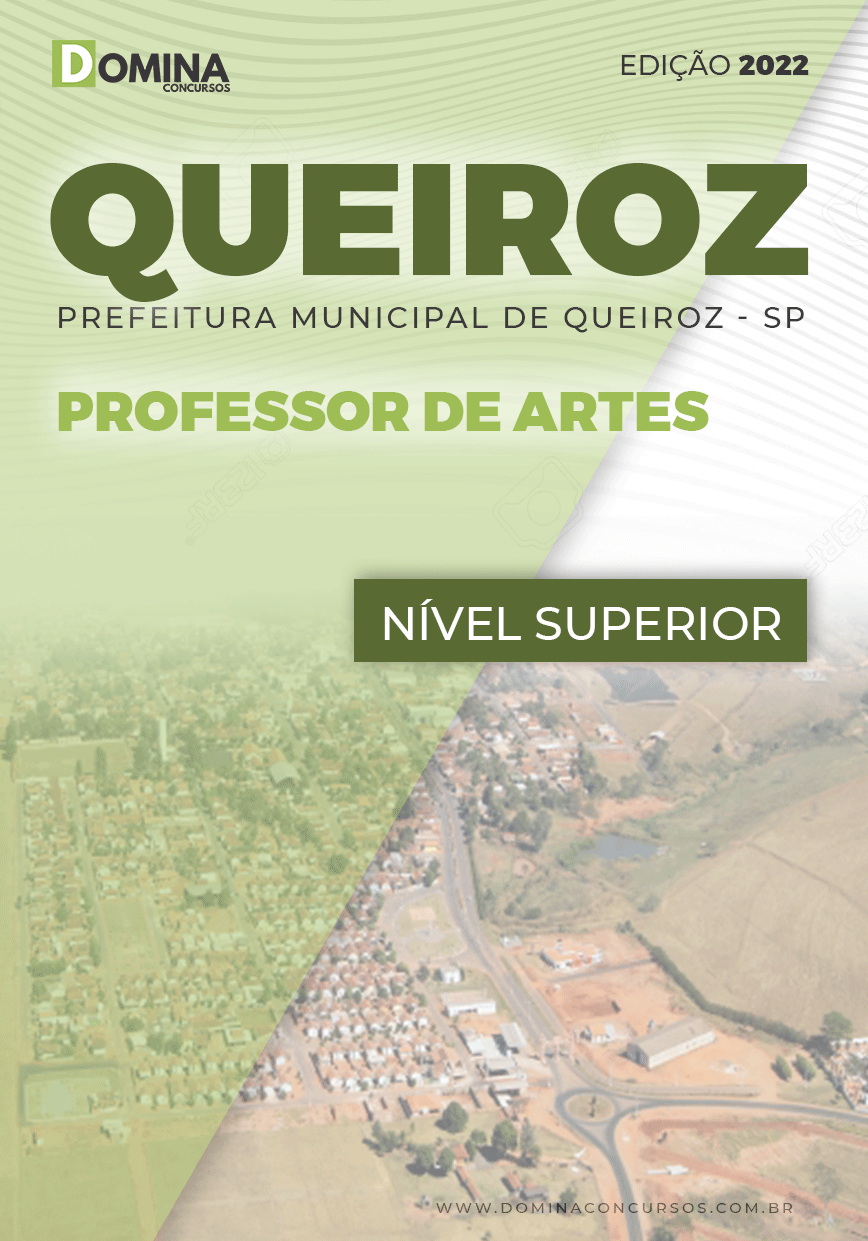 Apostila Concurso Pref Queiroz SP 2022 Professor Artes