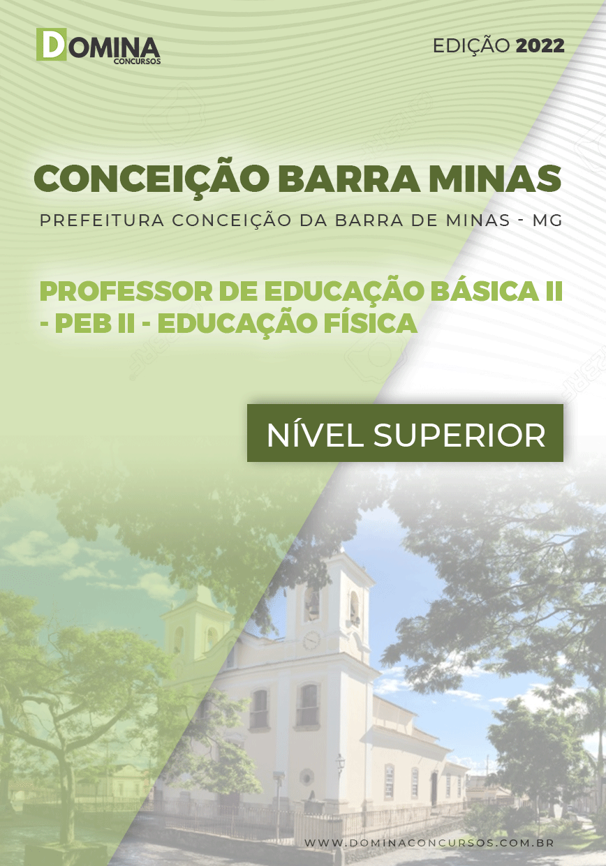 Apostila Pref Conceição Barras Minas MG 2022 PEB II Educ. Física