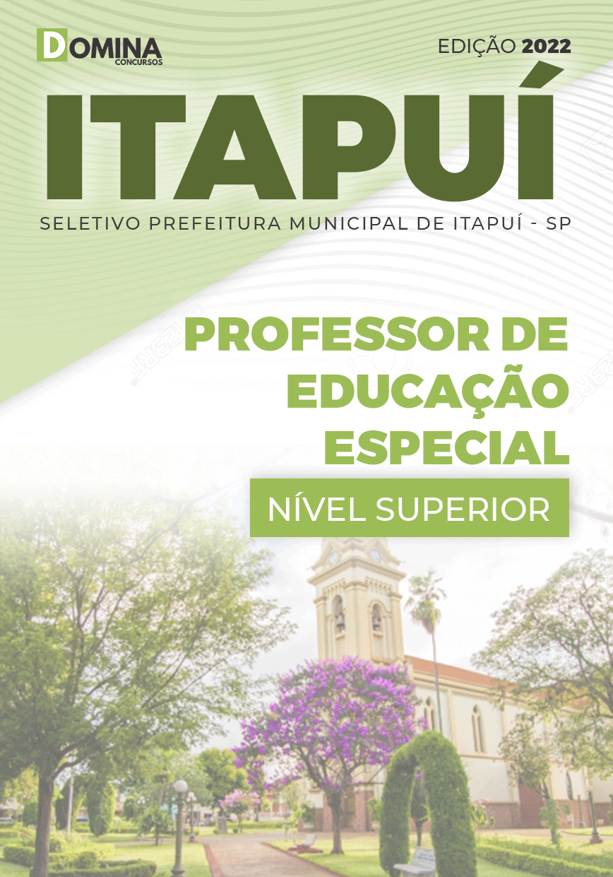 Apostila Pref Itapuí SP 2022 Professor Educação Especial