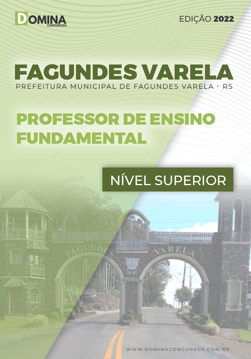 Apostila Pref Fagundes Varela RS 2022 Prof. Ensino Fundamental