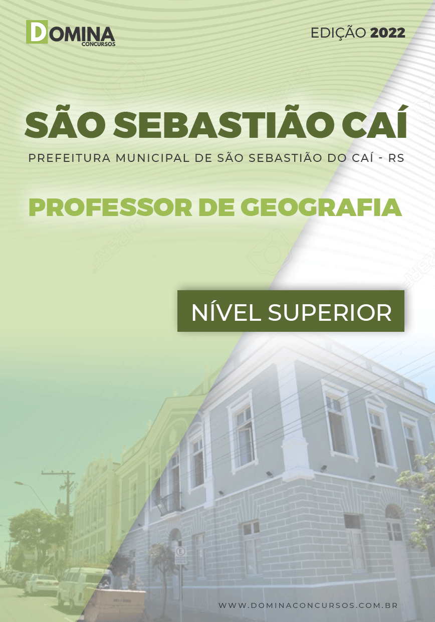 Apostila Pref São Sebastião Caí RS 2022 Professor de Geografia