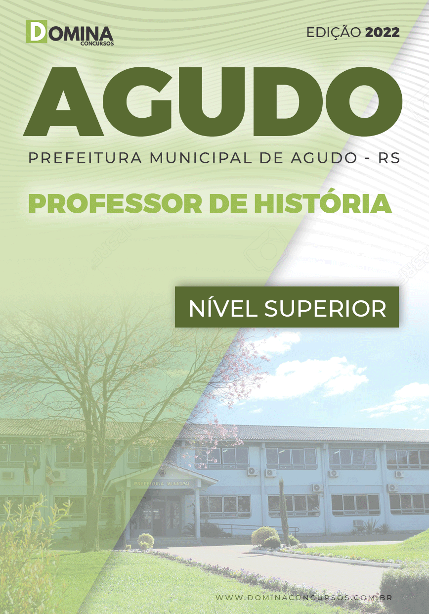 Apostila Pref Agudo RS 2022 Professor Educação História