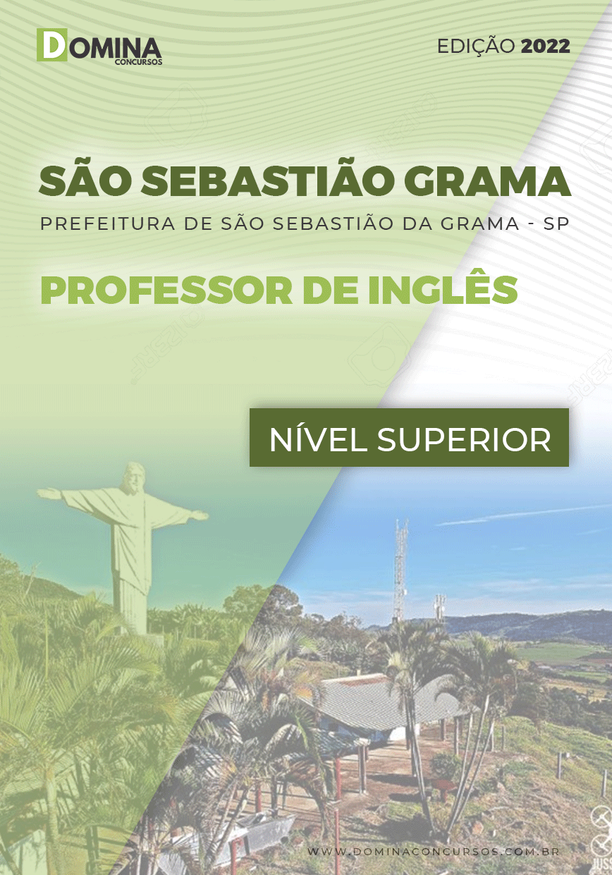 Apostila Pref São Sebastião Grama SP 2022 Professor Inglês