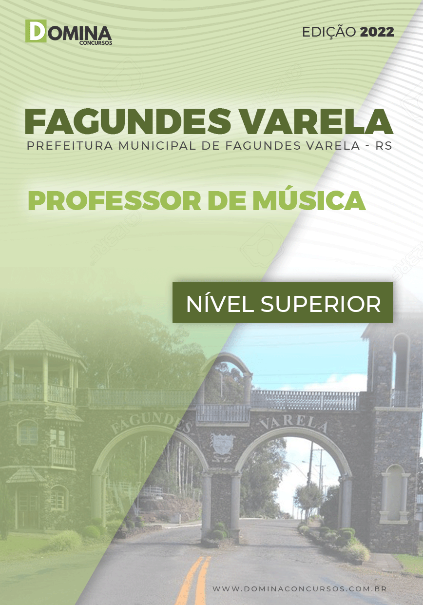 Apostila Pref Fagundes Varela RS 2022 Professor Música